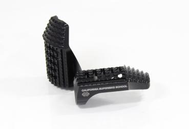 Austauschfußrasten California, Fahrer, schwarz